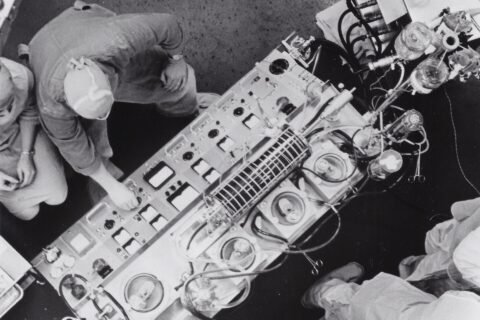 A hospital operating room equipped with medical devices, illustrating FDA-regulated medical equipment.