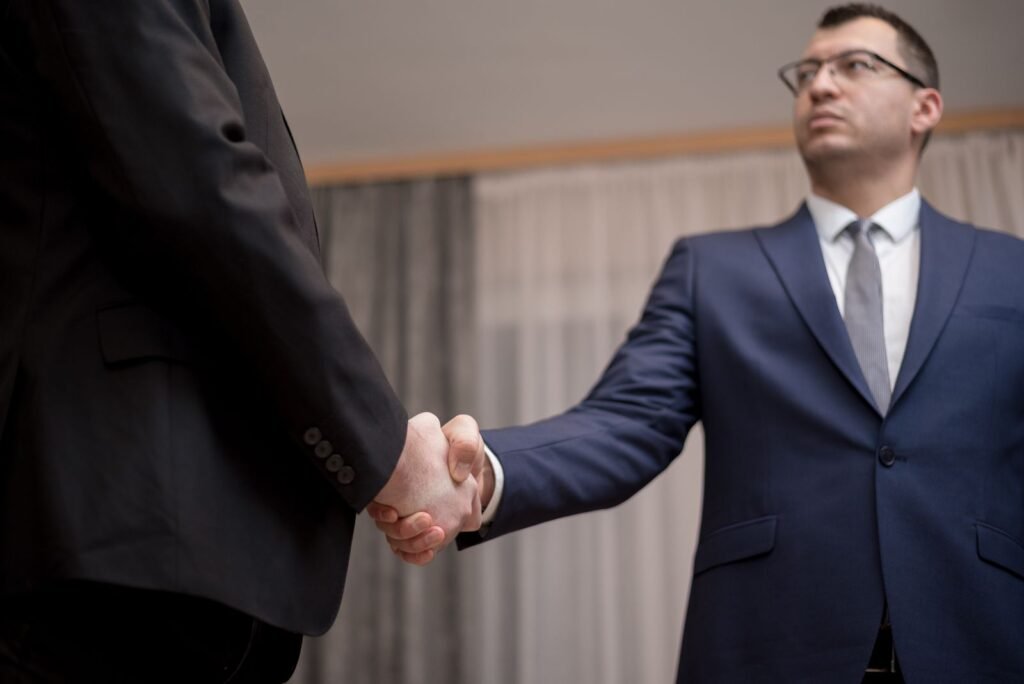 Partners meeting to sign a cooperation agreement