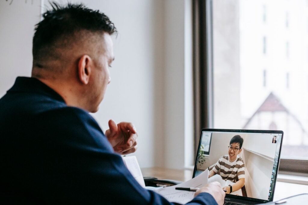 Conversation with an admissions advisor