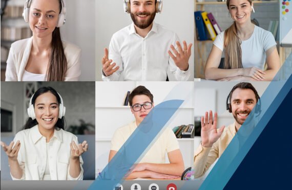 Graphic designers in a meeting at the office